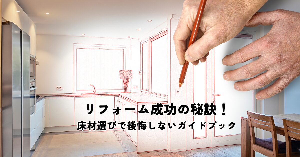 リフォーム成功の秘訣！床材選びで後悔しないための完全ガイドブック
