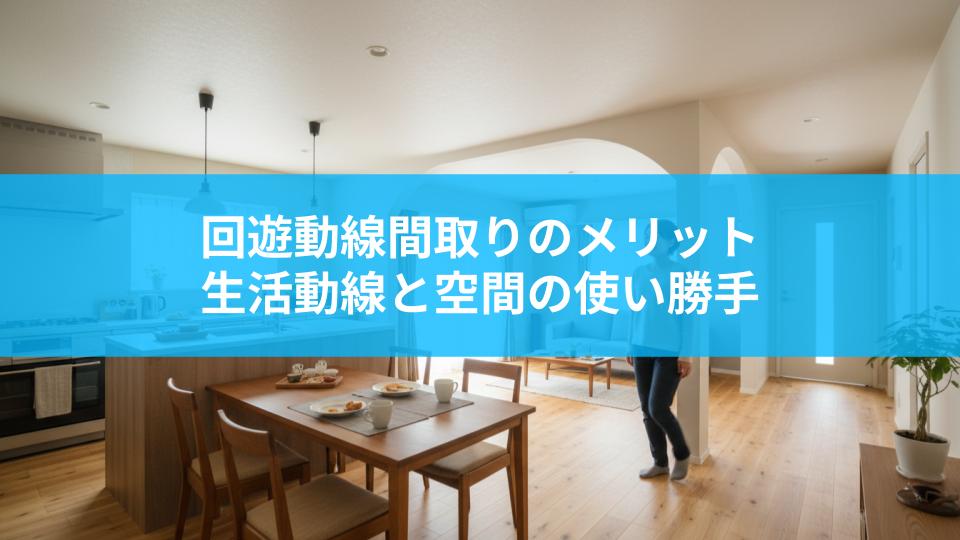 回遊動線間取りのメリットとは？生活動線と空間の使い勝手を解説
